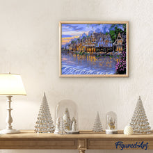 Cargar imagen en el visor de la galería, Pintar Por Números - Río Bellagio - Figuredart - Paisajes