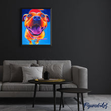 Cargar imagen en el visor de la galería, Pintar Por Números - Perro Color Lengua - Figuredart - Animales Perros