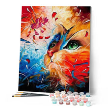 Cargar imagen en el visor de la galería, Pintar Por Números - Los Gatos De Colores - Figuredart - Animales Gatos