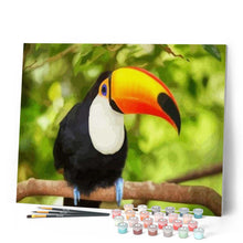 Cargar imagen en el visor de la galería, Pintar Por Números - Tucán - Figuredart - Animales