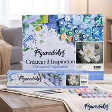 Cargar imagen en el visor de la galería, Pintar Por Números - White Lotus - Figuredart - Flores