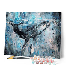 Cargar imagen en el visor de la galería, Pintar Por Números - Ballena - Figuredart - Animales