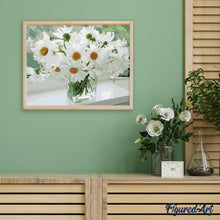 Cargar imagen en el visor de la galería, Pintar Por Números - Crisantemo Blanco - Figuredart - Flores