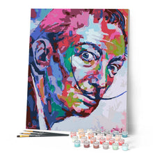 Cargar imagen en el visor de la galería, Pintar Por Números - Dalí - Figuredart - Pop Art Retrato