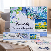 Cargar imagen en el visor de la galería, Pintar Por Números - Cielo Azul Girasol - Figuredart - Flores