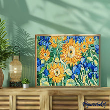 Cargar imagen en el visor de la galería, Pintar Por Números - Van Gogh Jardín De Girasoles - Figuredart - Flores Reproducción De Obras De Arte Van Gogh