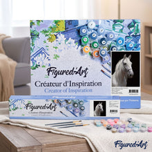 Cargar imagen en el visor de la galería, Pintar Por Números - Caballo Blanco 3 - Figuredart - Animales Caballos