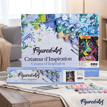 Cargar imagen en el visor de la galería, Pintar Por Números - Perro De Color 6 - Figuredart - Animales Perros Pop Art