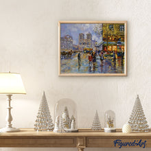 Cargar imagen en el visor de la galería, Pintar Por Números - Fondo Antiguo Notre Dame - Figuredart - Ciudades