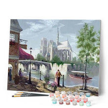 Cargar imagen en el visor de la galería, Pintar Por Números - Notre Dame A La Luz Del Día - Figuredart - Ciudades