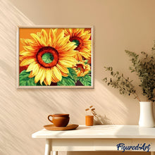 Cargar imagen en el visor de la galería, Pintar Por Números - Girasol Grande - Figuredart - Flores