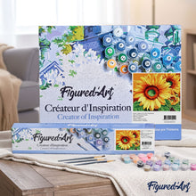 Cargar imagen en el visor de la galería, Pintar Por Números - Girasol Grande - Figuredart - Flores