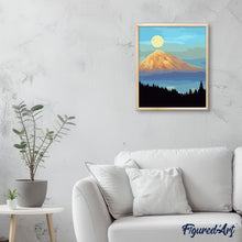 Cargar imagen en el visor de la galería, Pintar Por Números - Montañas Del Amanecer 1 - Figuredart - Montañas Paisajes