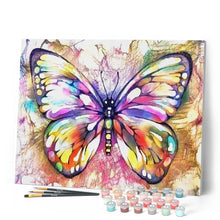 Cargar imagen en el visor de la galería, Pintar Por Números - Mariposa Colorida 1 - Figuredart - Animales Mariposas