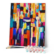 Cargar imagen en el visor de la galería, Pintar Por Números - Colorido - Figuredart - Pintura Abstracta