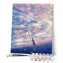 Cargar imagen en el visor de la galería, Pintar Por Números - Cielo Rosa - Figuredart - Paisajes