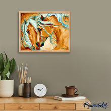 Cargar imagen en el visor de la galería, Pintar Por Números - Dependiendo Del Caballo - Figuredart - Animales Caballos