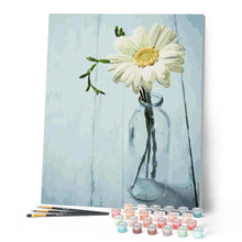 Cargar imagen en el visor de la galería, Pintar Por Números - Crisantemo Blanco 1 - Figuredart - Flores
