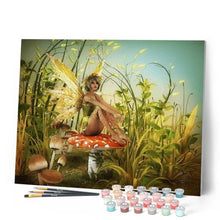 Cargar imagen en el visor de la galería, Pintar Por Números - Hada En Las Setas - Figuredart - Infantil