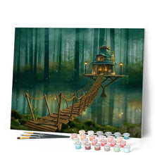 Cargar imagen en el visor de la galería, Pintar Por Números - El Puente Del Lago - Figuredart - Paisajes