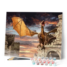 Cargar imagen en el visor de la galería, Pintar Por Números - Dragón - Figuredart - Animales Dragones