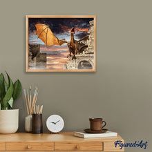 Cargar imagen en el visor de la galería, Pintar Por Números - Dragón - Figuredart - Animales Dragones