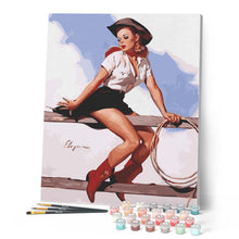 Cargar imagen en el visor de la galería, Pin-up vintage con lazo