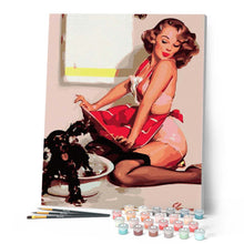 Cargar imagen en el visor de la galería, Pin-up y su perro