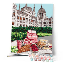 Cargar imagen en el visor de la galería, Desayuno y vista del castillo