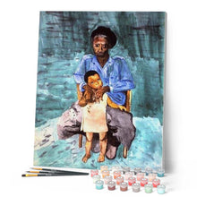 Cargar imagen en el visor de la galería, Pintar Por Números - Padre Protector - Figuredart - Retrato