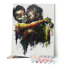Cargar imagen en el visor de la galería, Pintar Por Números - Amor De Padre - Figuredart - Retrato