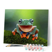 Cargar imagen en el visor de la galería, Pintar Por Números - Pequeña Rana - Figuredart - Animales Ranas
