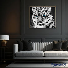 Cargar imagen en el visor de la galería, Retrato de un tigre con ojos azules