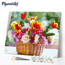 Cargar imagen en el visor de la galería, Canasta de flores al sol
