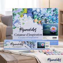 Cargar imagen en el visor de la galería, Pintar Por Números - Lirio De Agua - Figuredart - Flores