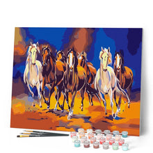 Cargar imagen en el visor de la galería, Tres Caballos galopantes