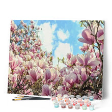 Cargar imagen en el visor de la galería, Pintar Por Números - Magnolia 1 - Figuredart - Flores
