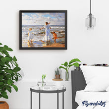 Cargar imagen en el visor de la galería, Pintar Por Números - Juego De La Playa - Figuredart - Novedades Paisajes Romanticismo