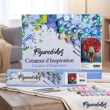 Cargar imagen en el visor de la galería, Pintar Por Números - Bailarina En Forma De Flor - Figuredart - Baile Flores Novedades