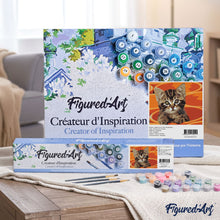 Cargar imagen en el visor de la galería, Pintar Por Números - Pintura Pequeño Maullido - Figuredart - Animales Novedades