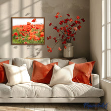 Cargar imagen en el visor de la galería, Pintar Por Números - Amapolas 1 - Figuredart - Flores Novedades Paisajes