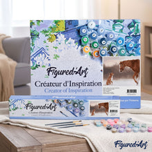 Cargar imagen en el visor de la galería, Pintar Por Números - Caballo Y Perro - Figuredart - Animales Caballos Perros