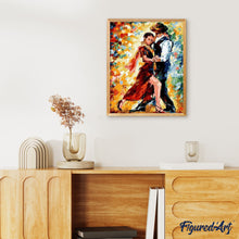 Cargar imagen en el visor de la galería, Pintar Por Números - Baile En Pareja - Figuredart - Baile Romanticismo