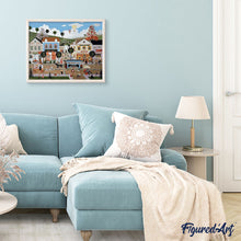 Cargar imagen en el visor de la galería, Pintar Por Números - Feliz Calle - Figuredart - Ciudades