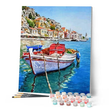 Cargar imagen en el visor de la galería, Pintar Por Números - Ciudad De La Pesca - Figuredart - Ciudades