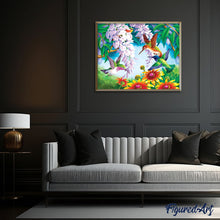 Cargar imagen en el visor de la galería, Pájaros y flores
