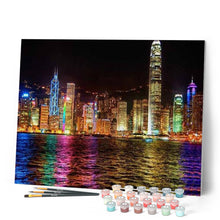 Cargar imagen en el visor de la galería, Hong Kong por la noche