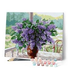 Cargar imagen en el visor de la galería, Pintar Por Números - Flor Púrpura - Figuredart - Flores