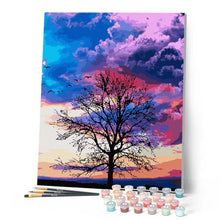 Cargar imagen en el visor de la galería, Pintar Por Números - árbol Y Hermosos Colores - Figuredart - Intermedio, Novedades, Paisajes, árboles