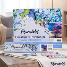 Cargar imagen en el visor de la galería, Pintar Por Números - árbol Y Hermosos Colores - Figuredart - Intermedio, Novedades, Paisajes, árboles